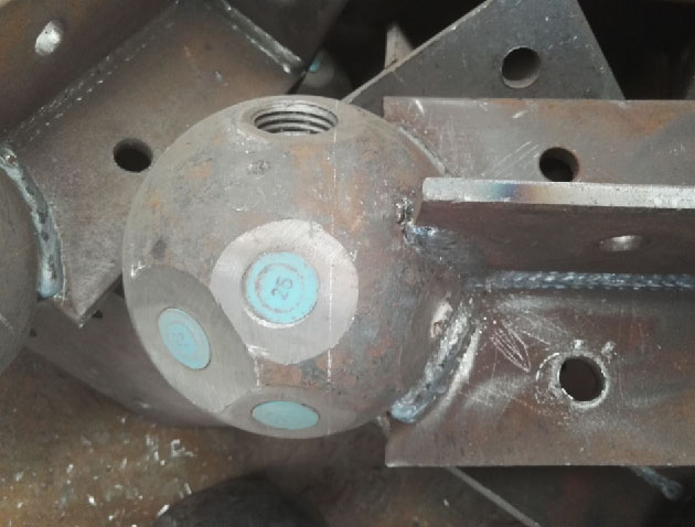 绥芬河螺栓球球塞，网架配件